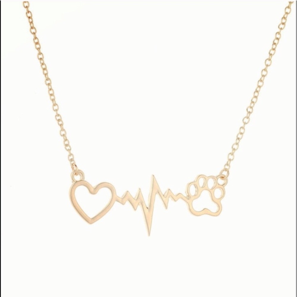Gold Love my Dog Necklace